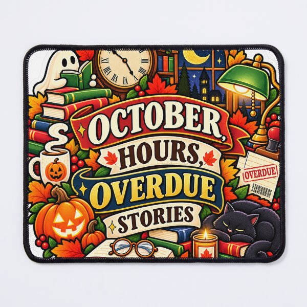 Item preview, October Hours, Overdue Stories Librarian designed and sold by supertae.
