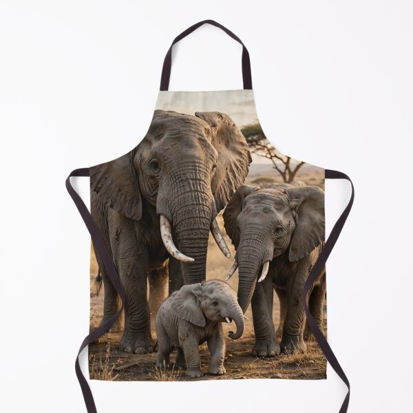 Item preview, Elephant Family designed and sold by AwesomeDigiShop.