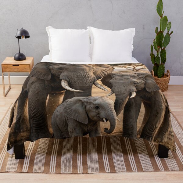 Item preview, Elephant Family designed and sold by AwesomeDigiShop.