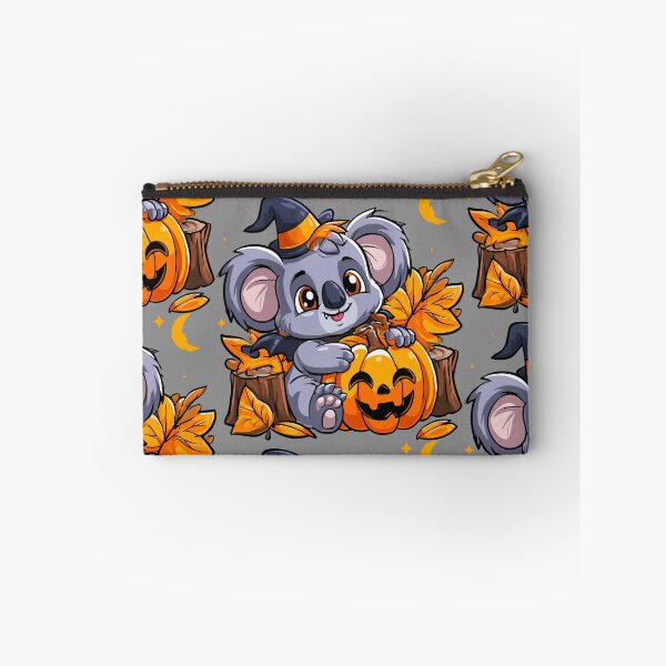 Item preview, Cute Halloween Witch Koala and Pumpkin designed and sold by RichardRags.