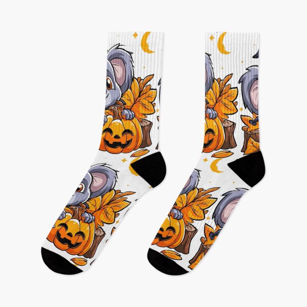 Artikelvorschau, Niedliche Halloween-Hexe, Koala und Kürbis entworfen und verkauft von RichardRags.