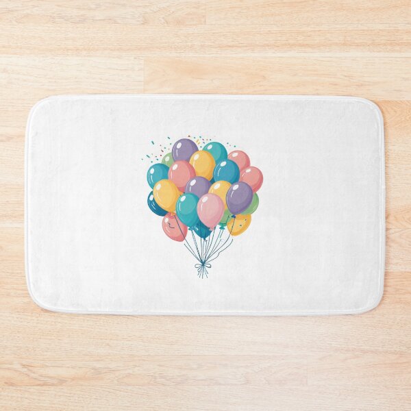 Item preview, Birthday Balloons and Confetti Icon Soft Pastel Style – Birthday gift idea designed and sold by michallechowicz.