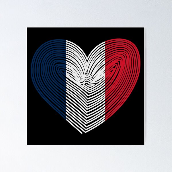 Item preview, Love France (Black Background) designed and sold by IKDG.