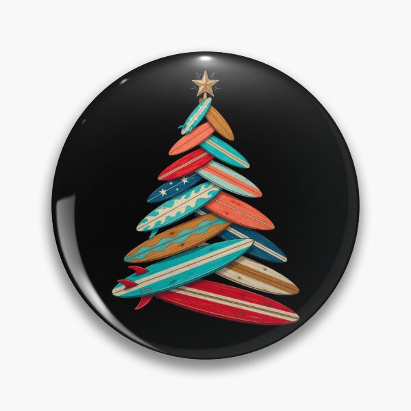 Item preview, Surfboard Christmas Tree Surfing Tropical Holiday designed and sold by CF_VintageDesign.