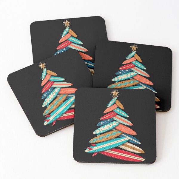 Item preview, Surfboard Christmas Tree Surfing Tropical Holiday designed and sold by CF_VintageDesign.