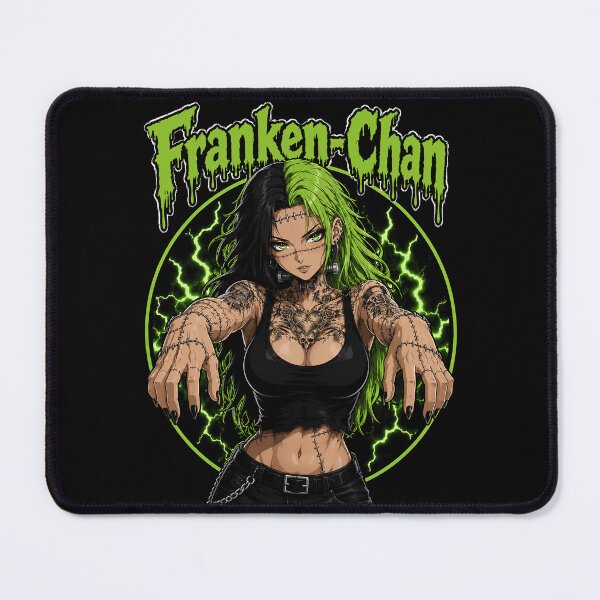 Item preview, Franken-Chan Monster Anime Girl designed and sold by GhoulishGraphX.