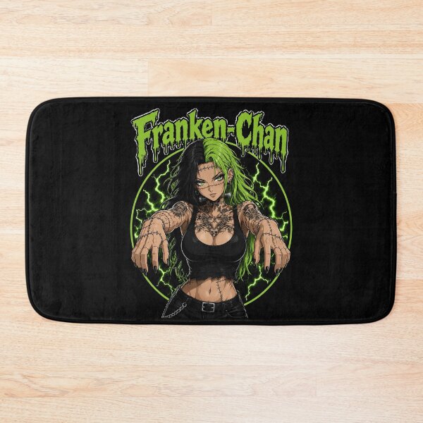 Item preview, Franken-Chan Monster Anime Girl designed and sold by GhoulishGraphX.