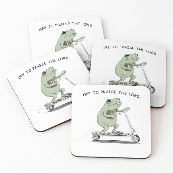 Item preview, Off To Praise The Lord Frog designed and sold by CapSoulCo.