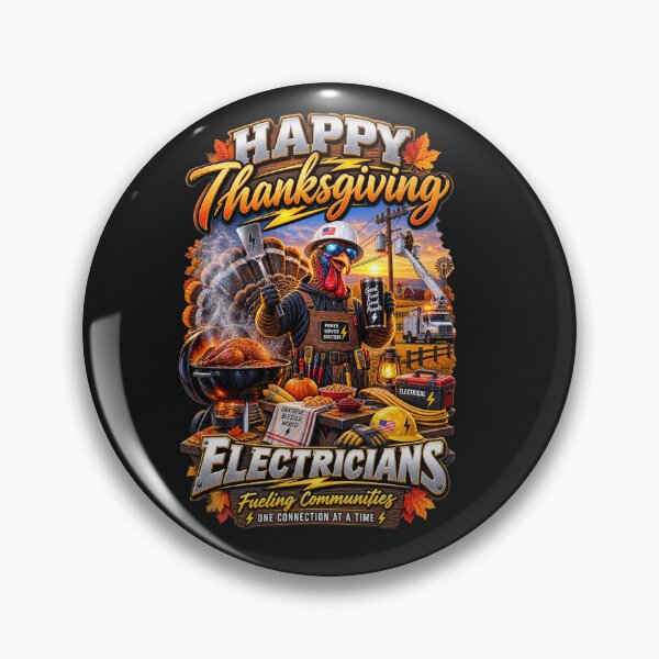 Item preview, Happy Thanksgiving Electricians Fueling Communities designed and sold by JAR Designs and Development.