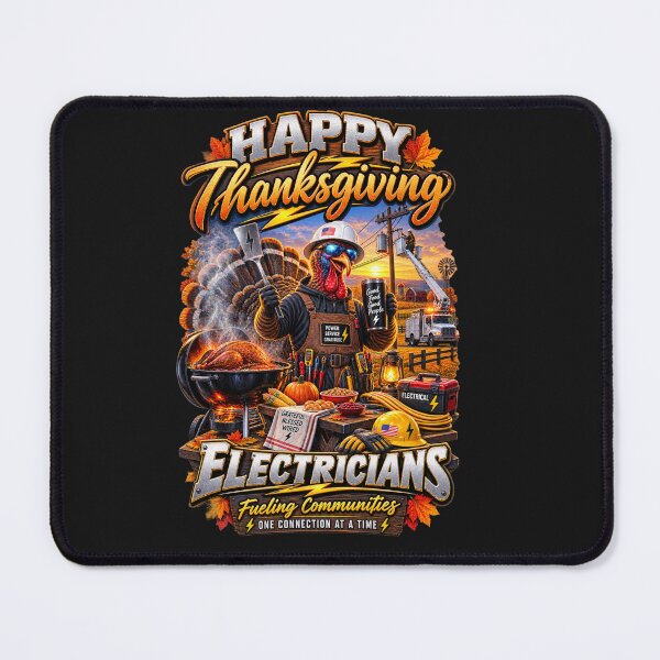 Item preview, Happy Thanksgiving Electricians Fueling Communities designed and sold by JAR Designs and Development.