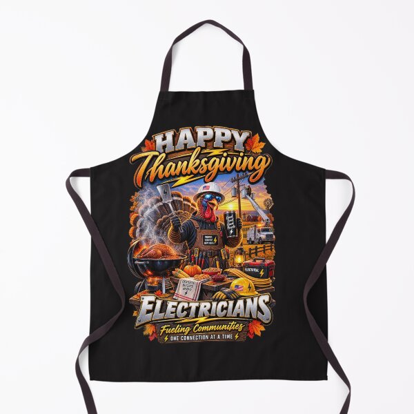 Item preview, Happy Thanksgiving Electricians Fueling Communities designed and sold by JAR Designs and Development.