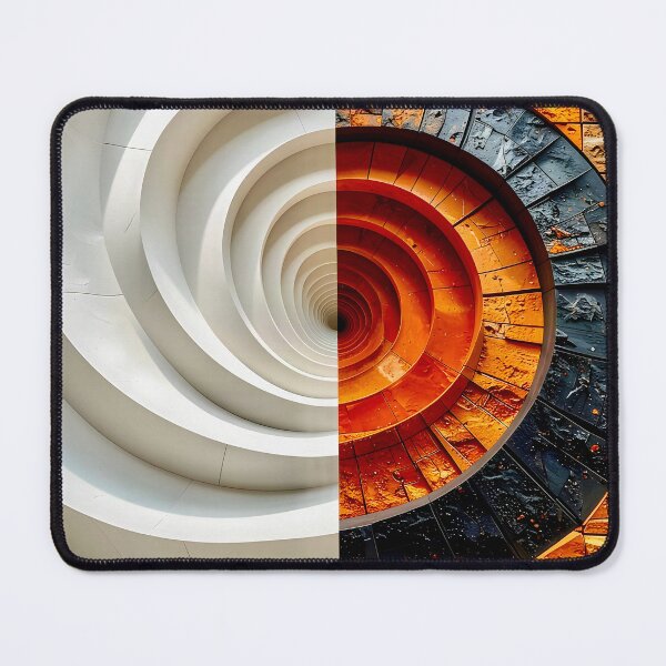 Item preview, Chalk White Plaster and Rustic Stone Vortex designed and sold by Vicky Brago-Mitchell®.