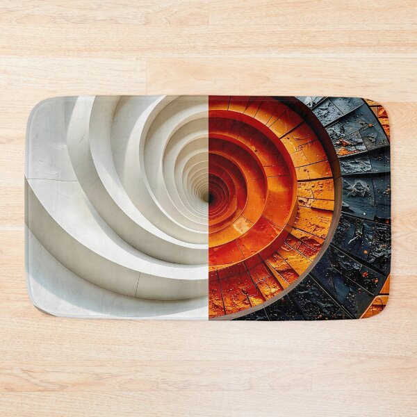 Item preview, Chalk White Plaster and Rustic Stone Vortex designed and sold by Vicky Brago-Mitchell®.