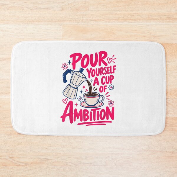 Item preview, Coffee Lover Moka Pot Pour Yourself A Cup of Ambition designed and sold by MassonCalepon.