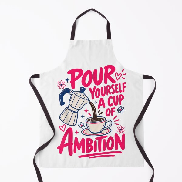 Item preview, Coffee Lover Moka Pot Pour Yourself A Cup of Ambition designed and sold by MassonCalepon.