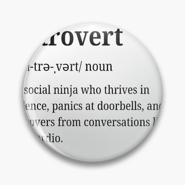 Item preview, Introvert Definition Funny Introverted Social Anxiety Humor T-Shirt designed and sold by gidget-gadget.