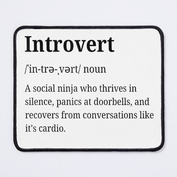 Item preview, Introvert Definition Funny Introverted Social Anxiety Humor T-Shirt designed and sold by gidget-gadget.