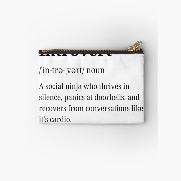 Item preview, Introvert Definition Funny Introverted Social Anxiety Humor T-Shirt designed and sold by gidget-gadget.