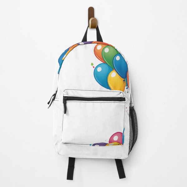 Item preview, Birthday Balloons and Confetti Icon Holographic Rainbow Style – Birthday gift idea designed and sold by michallechowicz.