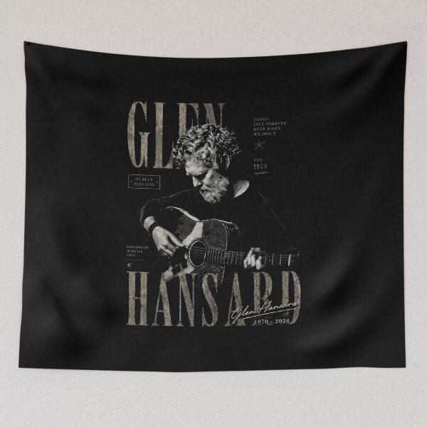 Item preview, Vintage Acoustic Folk Musician - Glén Hansárd - designed and sold by balohom.