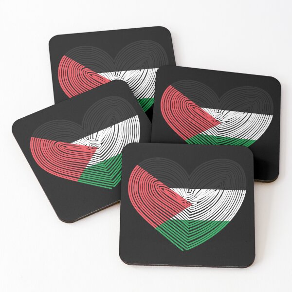 Item preview, Love Palestine (Black Background) designed and sold by IKDG.