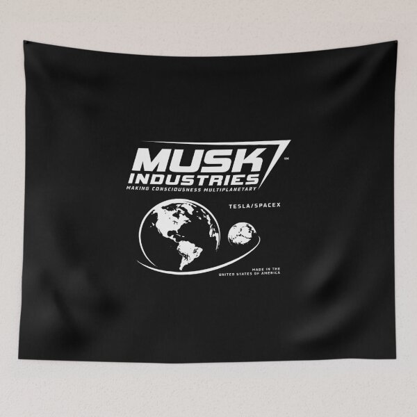 Item preview, Musk Industries T-Shirt | Retro Futurist Space & Technology Graphic | Earth Mars Industrial Tee | Sci-Fi Entrepreneur Shirt designed and sold by ArbitraryTees.