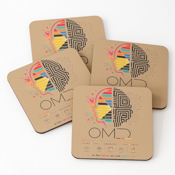 Item preview, OMD Band Germany Edition - One Mind Two Sides Synthpop Art designed and sold by zytooFree.