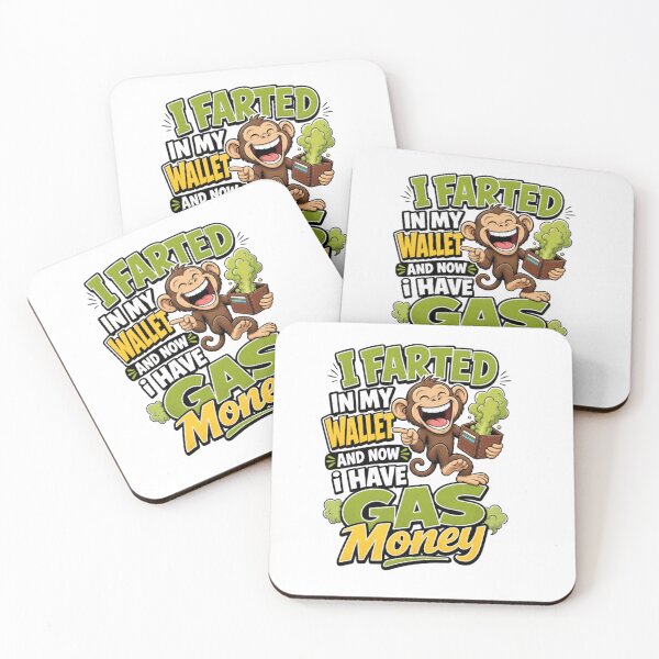Item preview, Funny Monkey Gas Money Dad Joke T-Shirt designed and sold by BeachStylz.