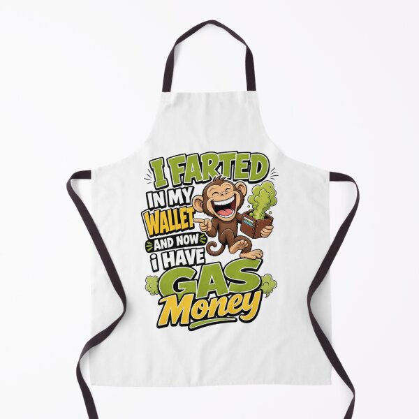 Item preview, Funny Monkey Gas Money Dad Joke T-Shirt designed and sold by BeachStylz.