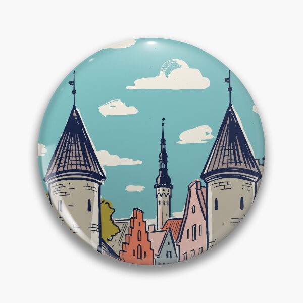 Item preview, Tallinn Vintage Retro Estonia Travel designed and sold by RareDeerArt.