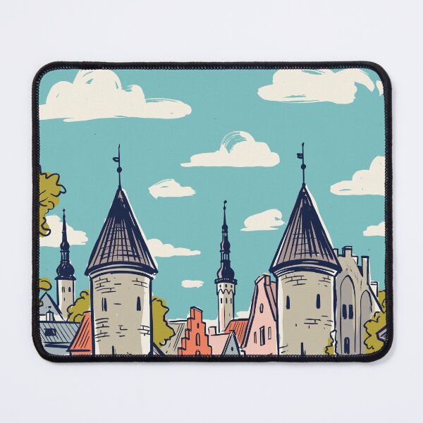 Item preview, Tallinn Vintage Retro Estonia Travel designed and sold by RareDeerArt.