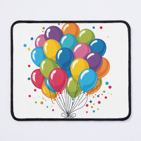 Item preview, Birthday Balloons and Confetti Icon Splash Motion Effect – Birthday gift idea designed and sold by michallechowicz.
