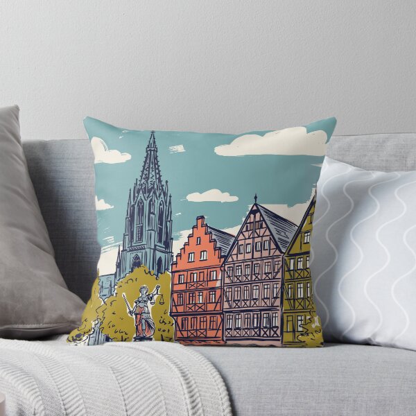 Item preview, Frankfurt Vintage Retro Germany Travel designed and sold by RareDeerArt.