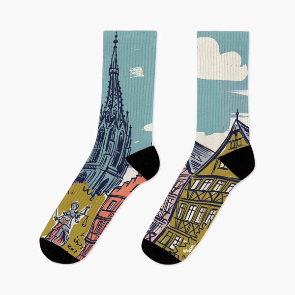 Artikelvorschau, Frankfurt Vintage Retro Deutschland Reisen entworfen und verkauft von RareDeerArt.