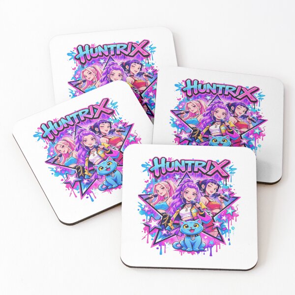 Item preview, Vibrant Anime Singing Girls & Cat  designed and sold by nelskraasch.