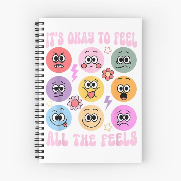 Item preview, It's Okay to Feel All The Feels Funny Mental Health T-Shirt designed and sold by KTY-NUSS.