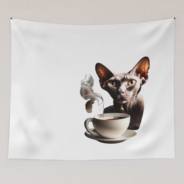 Item preview, Cat Coffee Meme designed and sold by MatthewViews.
