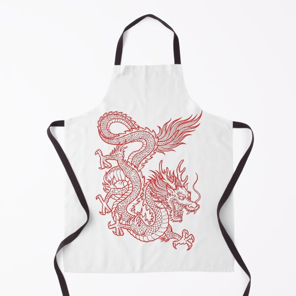 Item preview, Crimson Vietnamese Dragon - Asian Dragon Fantasy Art designed and sold by Rising Drake.