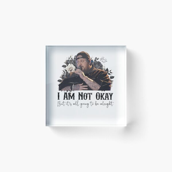 Item preview, Jelly Roll I Am Not Okay Country Music Singer Rose designed and sold by Zeeshan25.