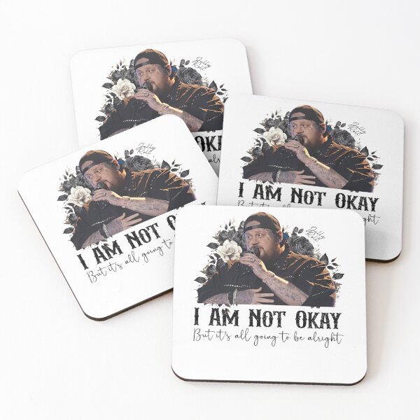 Item preview, Jelly Roll I Am Not Okay Country Music Singer Rose designed and sold by Zeeshan25.