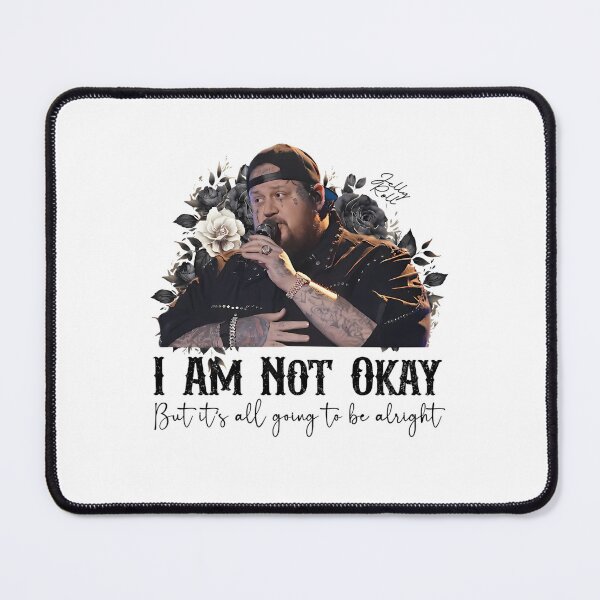 Item preview, Jelly Roll I Am Not Okay Country Music Singer Rose designed and sold by Zeeshan25.