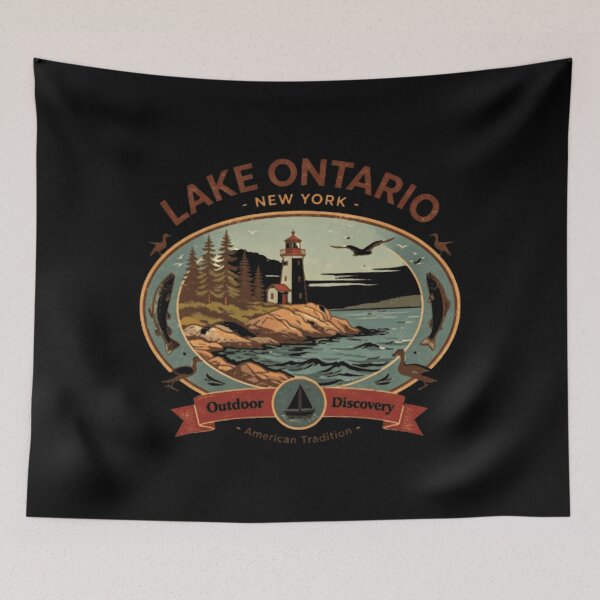 Item preview, Lake-Ontario-Lighthouse-New-York-Outdoor-Discovery designed and sold by BraylenDrado.