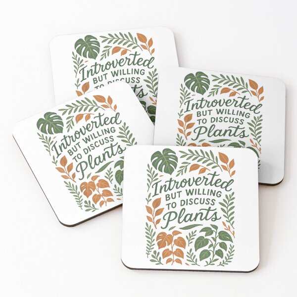 Item preview, Introverted But Willing to Discuss Plants Funny Botanical T-Shirt designed and sold by Cafe18.
