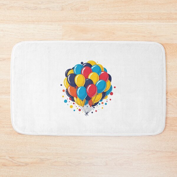 Item preview, Birthday Balloons and Confetti Icon Circular Badge Emblem – Birthday gift idea designed and sold by michallechowicz.
