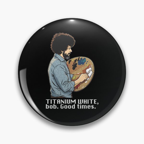 Item preview, Bob Ross Titanium White Vintage Retro Pop Art designed and sold by designer14years.