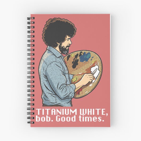Item preview, Bob Ross Titanium White Vintage Retro Pop Art designed and sold by designer14years.