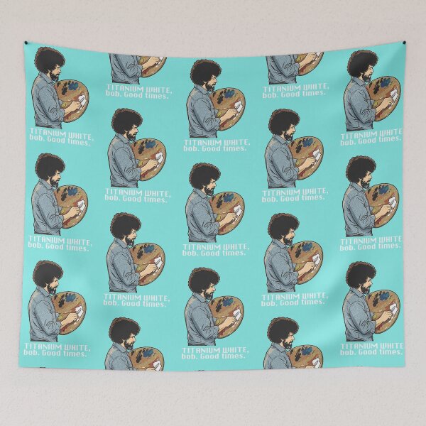 Item preview, Bob Ross Titanium White Vintage Retro Pop Art designed and sold by designer14years.