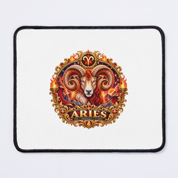 Item preview, Aries Zodiac Sign Bold - Fearless - Driven designed and sold by esm324.