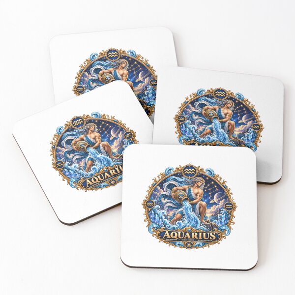 Item preview, Aquarius Zodiac Sign Innovative - Independent - Humanitarian  designed and sold by esm324.