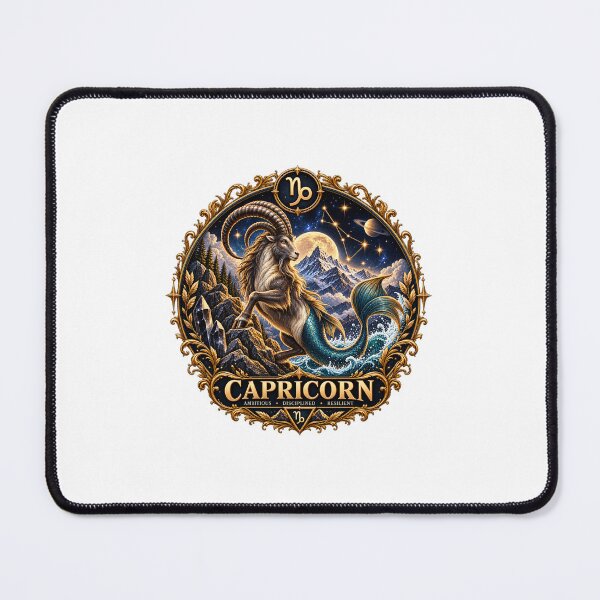 Item preview, Capricorn Zodiac Sign Ambitious - Disciplined - Resilient designed and sold by esm324.